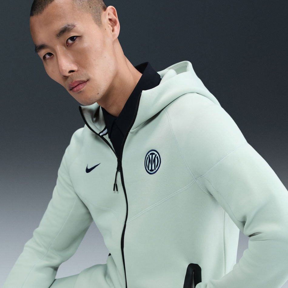 Inter Tech Fleece FZ Windrunner Hoodie Erkek Sweatshirt