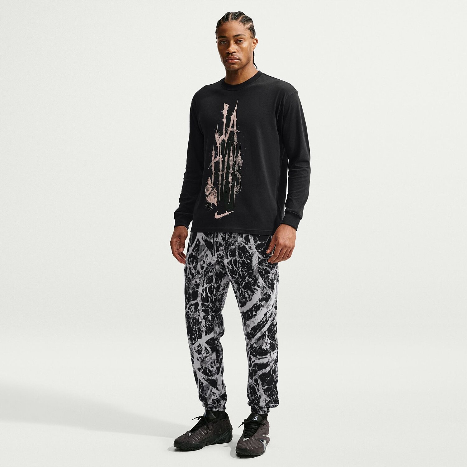 Мужские спортивные штаны Nike Ja Club Bb Cuffed Pant Aop