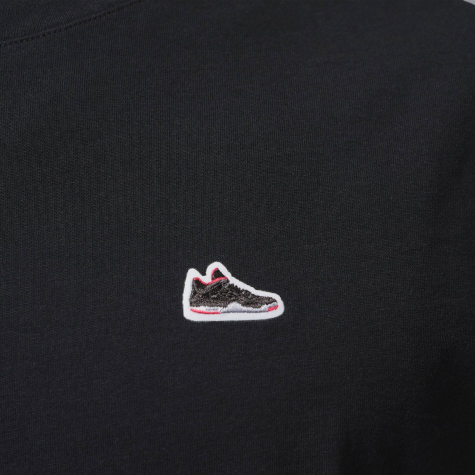 Jordan Brand Sneaker Pach Ss Crew Erkek Siyah Tişört
