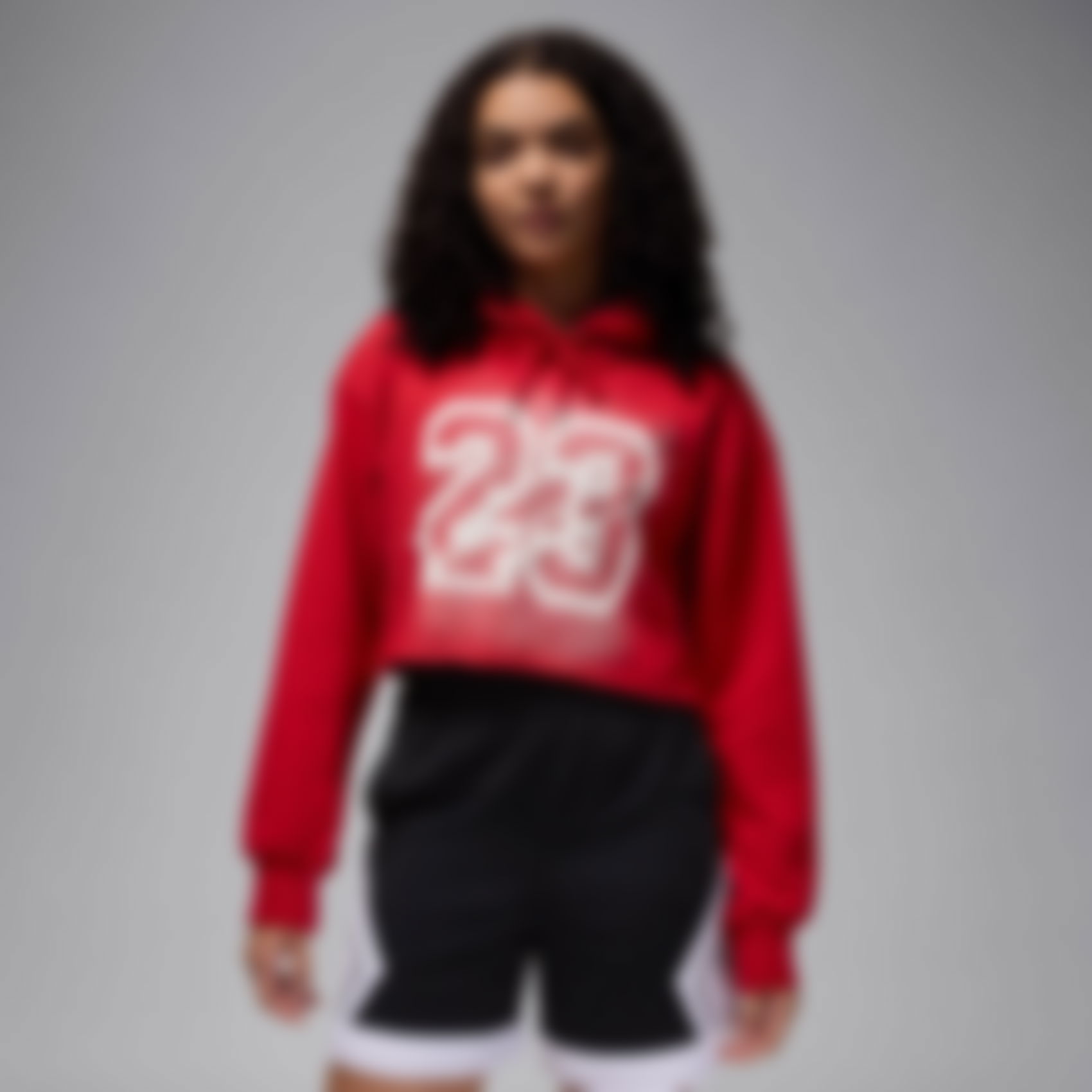 JORDAN - Jordan Flight Fleece Po GFX 40 Kadın Kırmızı Sweatshirt