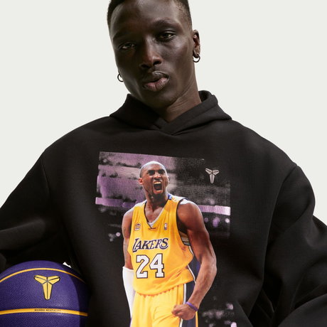 NIKE - Kobe Dri-FIT Fleece Po Hoodie Essential Erkek Sweatshirt