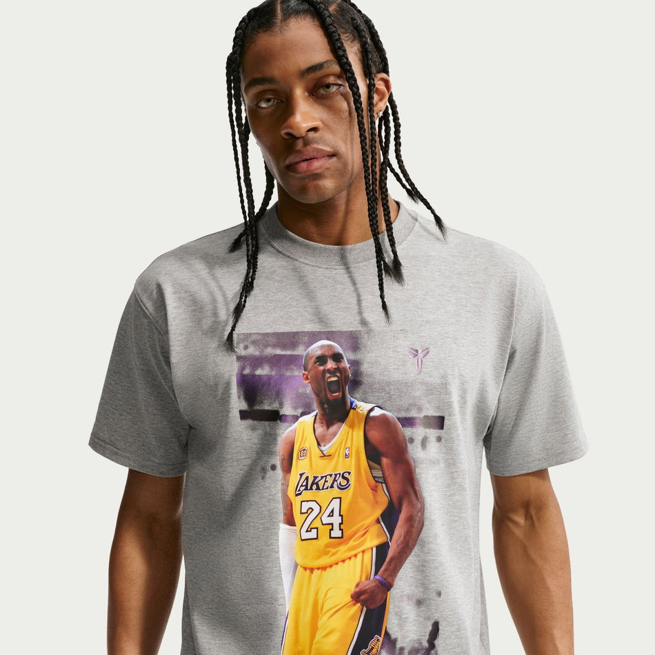 Kobe Dri-FIT Tee Max90 Ss Erkek Gri Tişört