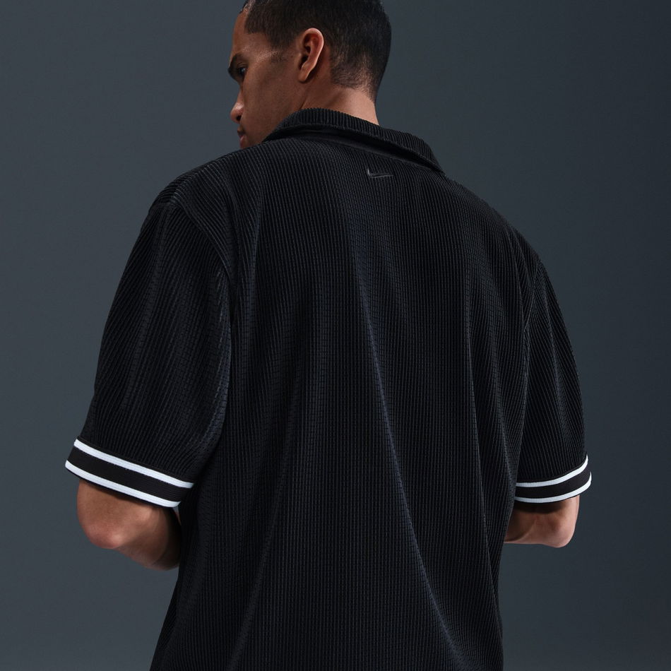 Kobe Pleated SS Top Erkek Siyah Tişört