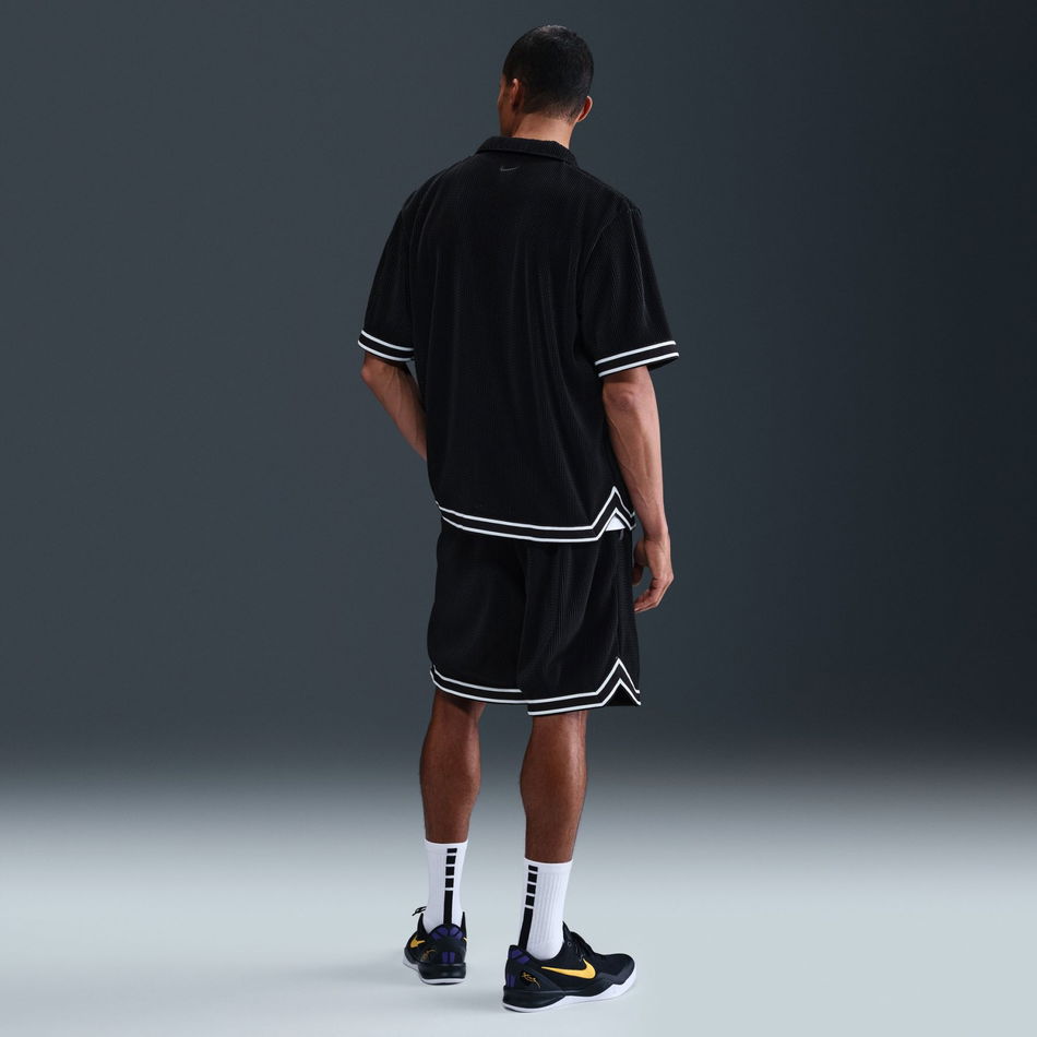 Kobe Pleated SS Top Erkek Siyah Tişört