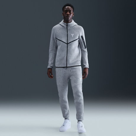 NIKE - Kobe Tech Fleece Wr Fz Erkek Gri Sweatshirt