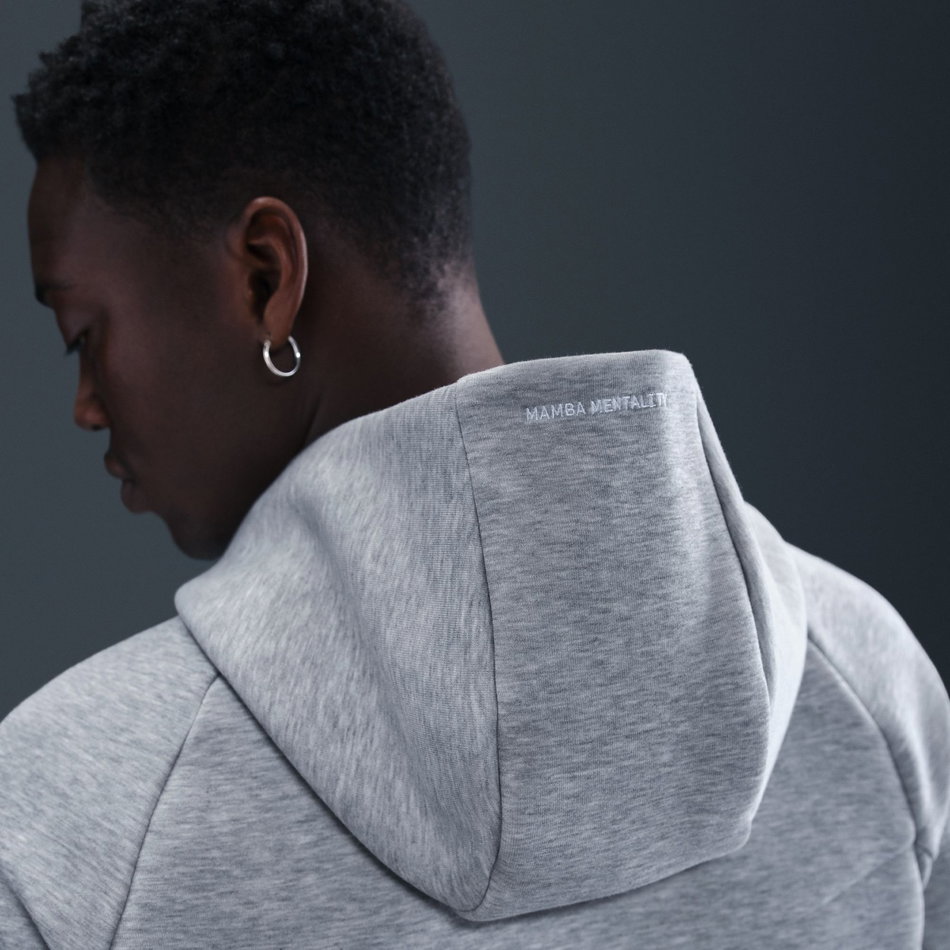 Kobe Tech Fleece Wr Fz Erkek Gri Sweatshirt