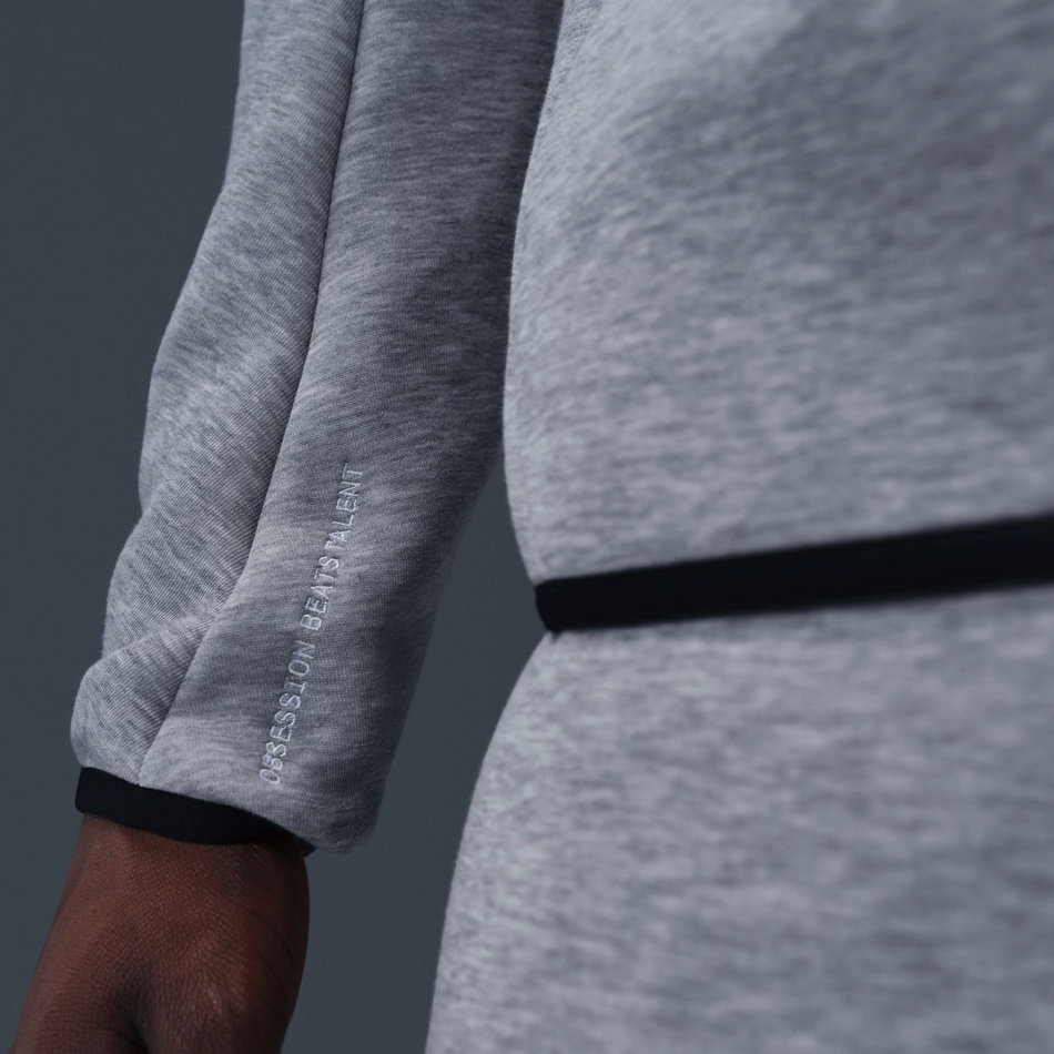 Kobe Tech Fleece Wr Fz Erkek Gri Sweatshirt