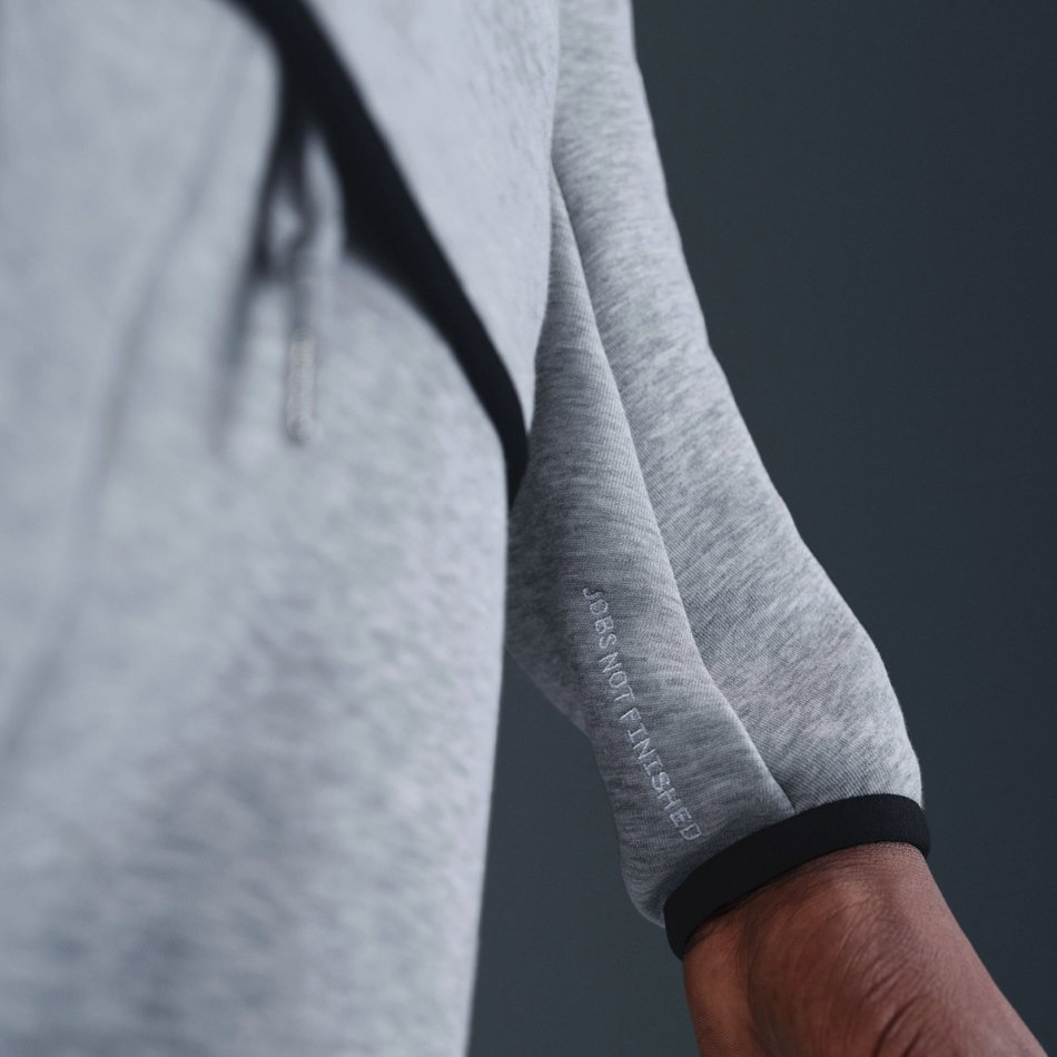 Kobe Tech Fleece Wr Fz Erkek Gri Sweatshirt