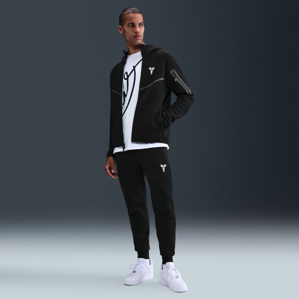 Kobe Tech Fleece Wr FZ Jacket Erkek Siyah Sweatshirt
