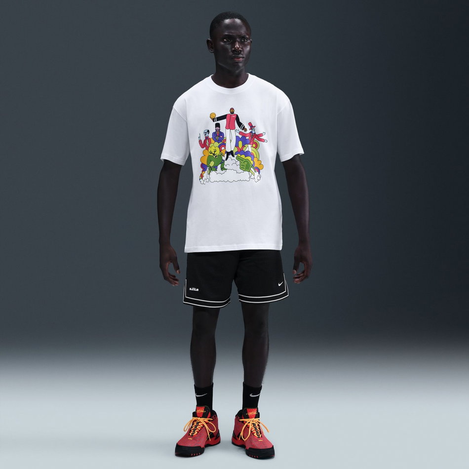 LeBron 'Heat Wave' Max90 Tee Erkek Beyaz Tişört