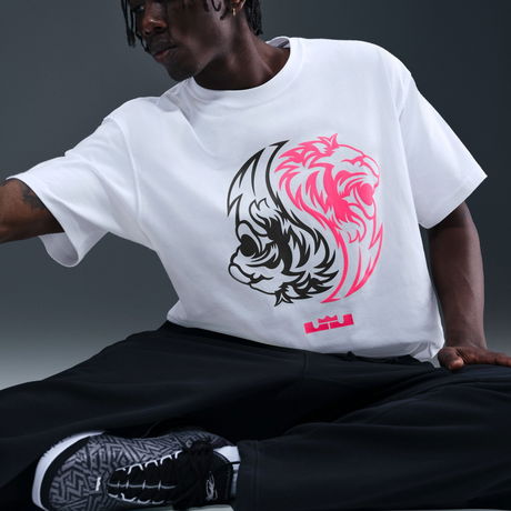 NIKE - LeBron M90 Tee Erkek Beyaz Tişört