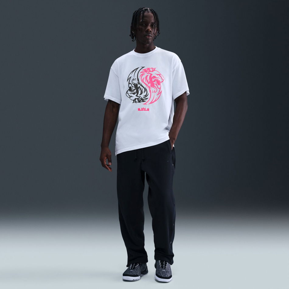 LeBron M90 Tee Erkek Beyaz Tişört