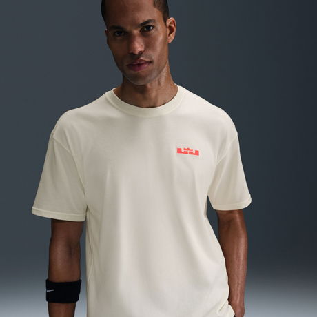 NIKE - LeBron Max90 Tee OC Erkek Bej Tişört (1)