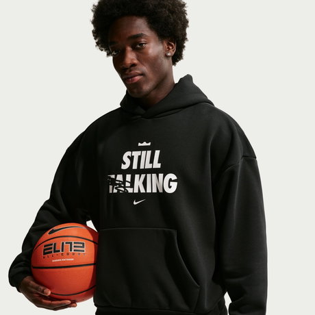 NIKE - LeBron 'Shut Up and Dribble' Therma-FIT Brush Po Ho Erkek Sweatshirt