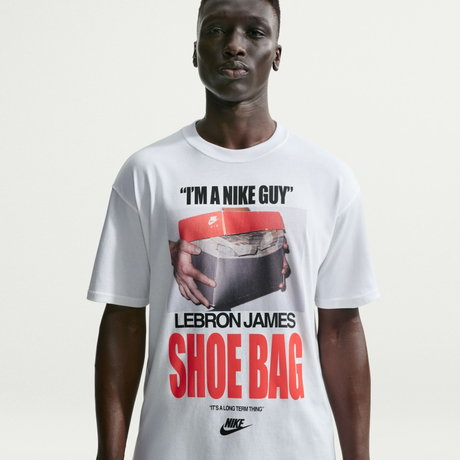 NIKE - LeBron Tee Max90 Erkek Beyaz Tişört