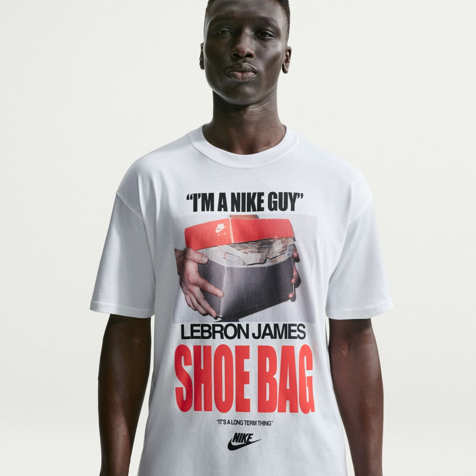 LeBron Tee Max90 Erkek Beyaz Tişört
