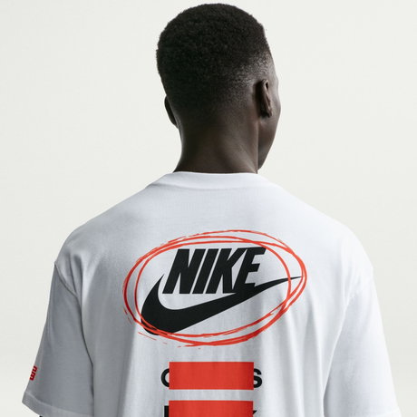 NIKE - LeBron Tee Max90 Erkek Beyaz Tişört (1)