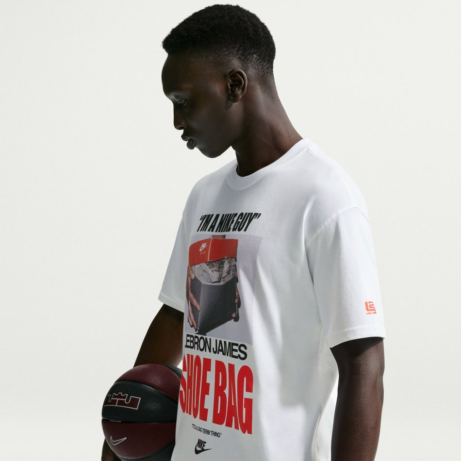 LeBron Tee Max90 Erkek Beyaz Tişört