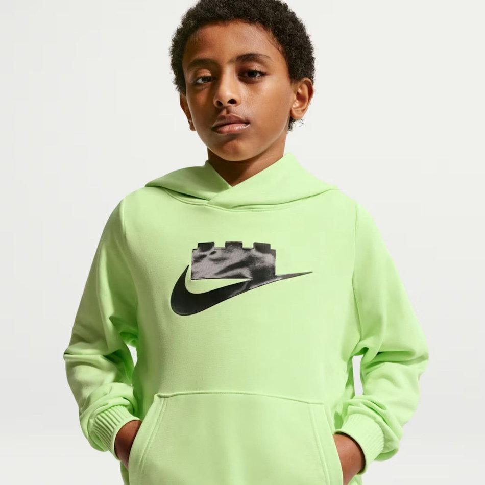 Nike x LEGO® Hoodie Çocuk Yeşil Sweatshirt