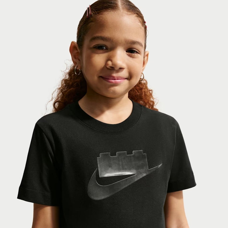 Nike x LEGO® Tee Çocuk Siyah Tişört