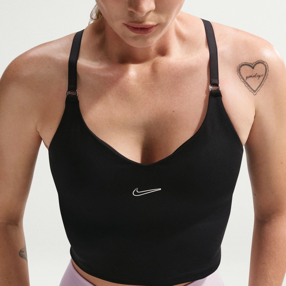 Light-Support Sports Bra Tank Pedli Kadın Siyah Atlet