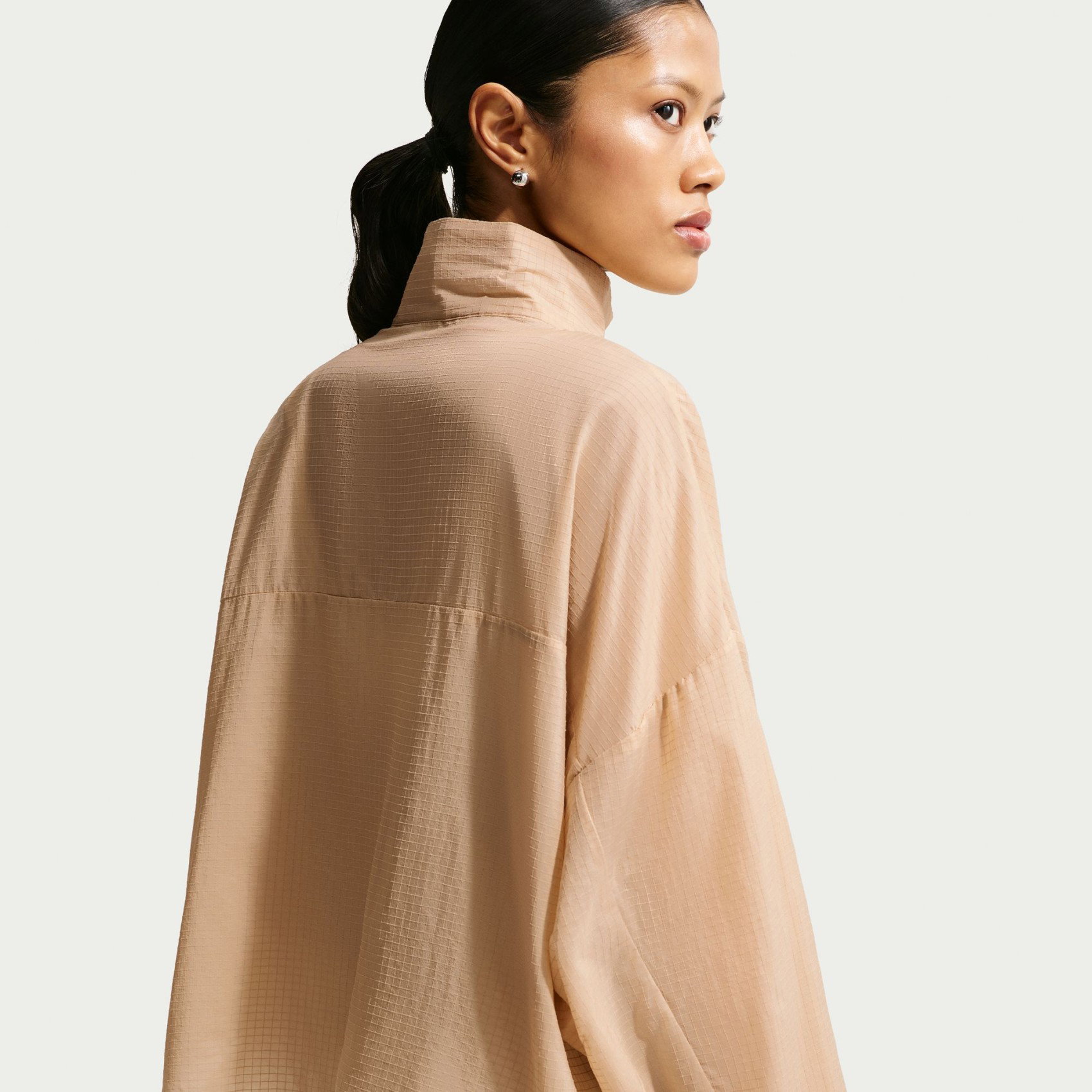 Nike Lightweight Ripstop Windrunner Jacket Kadın Kahverengi Ceket