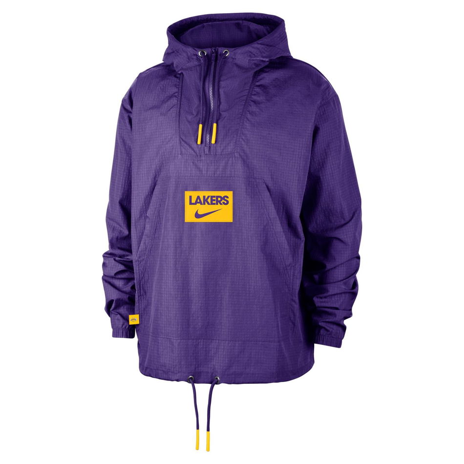 Los Angeles Lakers Club Anorak Erkek Mor Mont