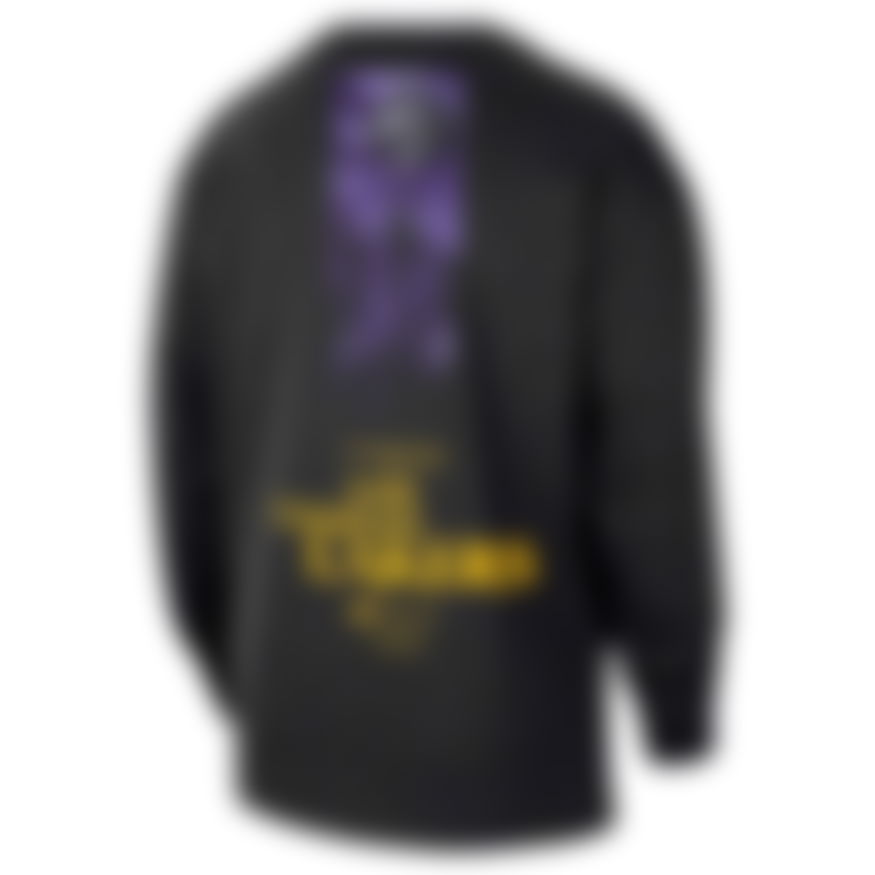 Los Angeles Lakers Courtside Ls Tee Erkek Sweatshirt