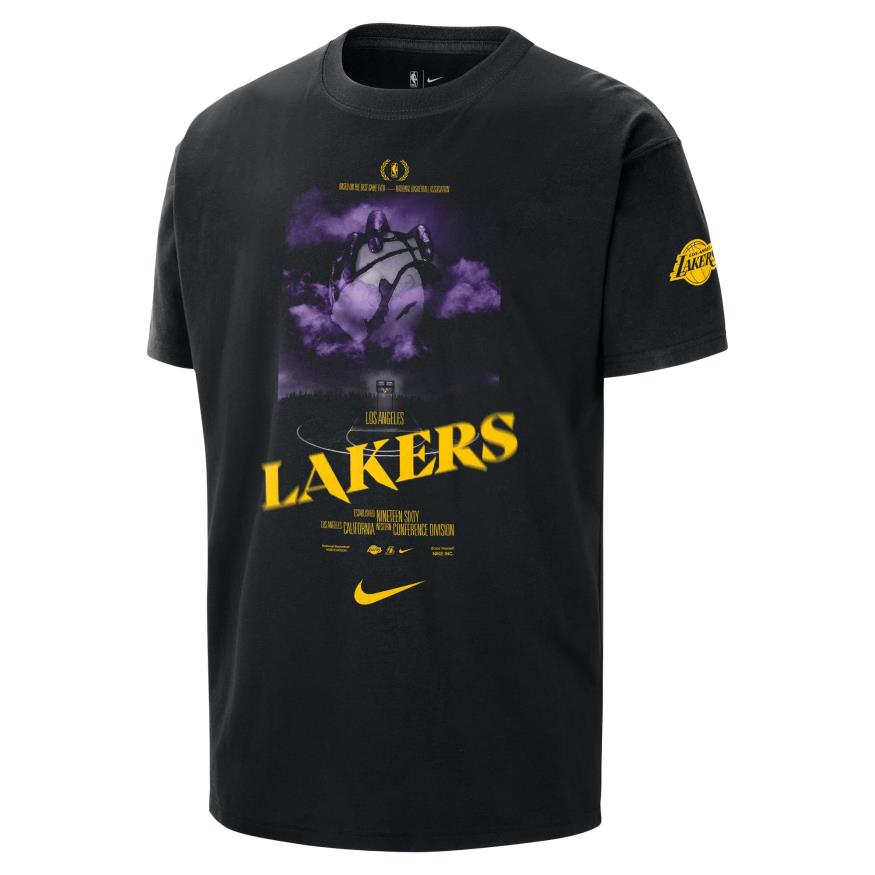 Los Angeles Lakers Courtside SS Tee Erkek Tişört