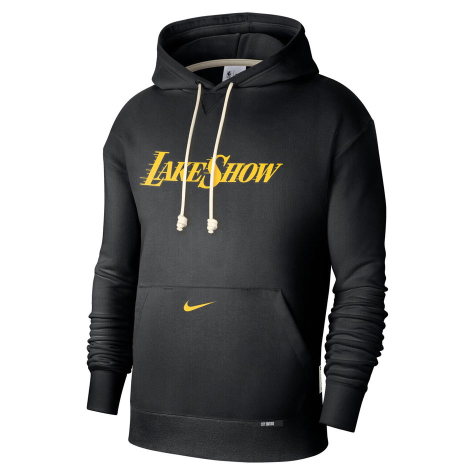 Los Angeles Lakers Dri-FIT Standard Issue Hoodie Courtside Erkek Sweatshirt