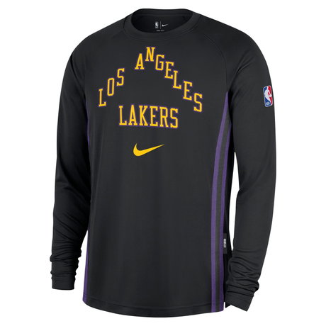 NIKE - Los Angeles Lakers Dri-FIT LS Game Top Erkek Sweatshirt
