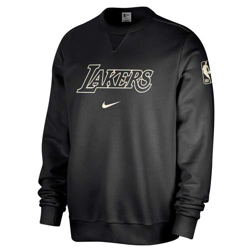 Los Angeles Lakers Dri-FIT Standard Issue Crew Erkek Sweatshirt