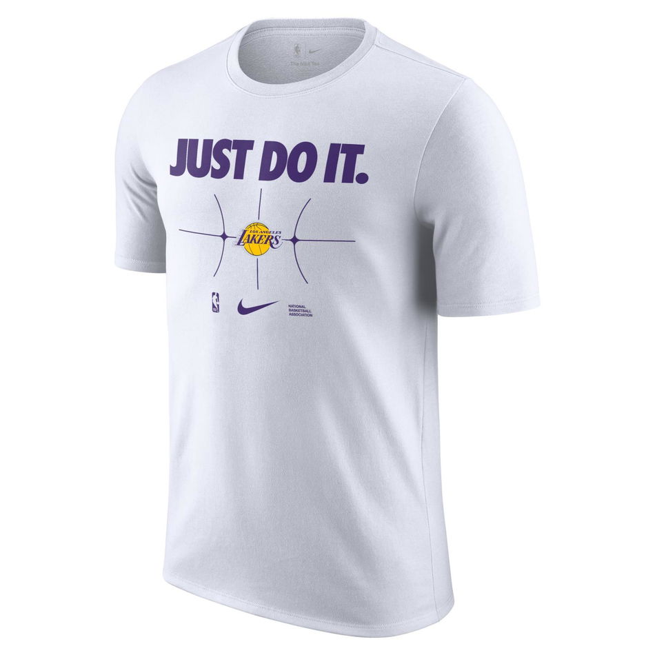 Los Angeles Lakers Essential NBA Jdi SS Tee Erkek Beyaz Tişört