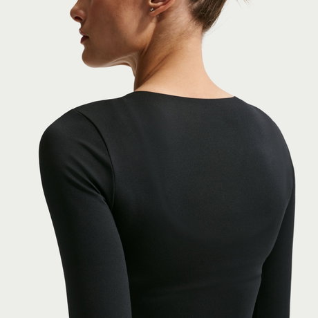 NIKE - Ls Fitted Top Gls Kadın Siyah Sweatshirt (1)