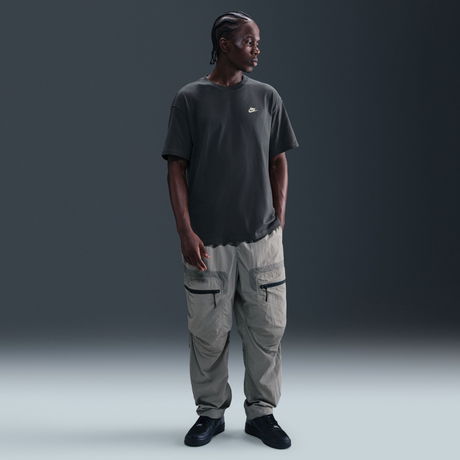 NIKE - Max90 Basketball Tee Erkek Gri Tişört (1)