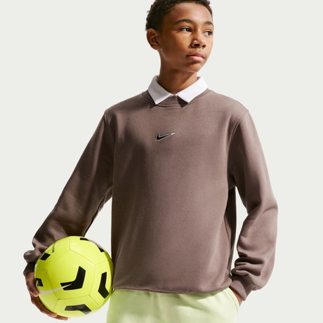 NIKE - Mbappé Club Fleece Crew Ls Çocuk Kahverengi Sweatshirt