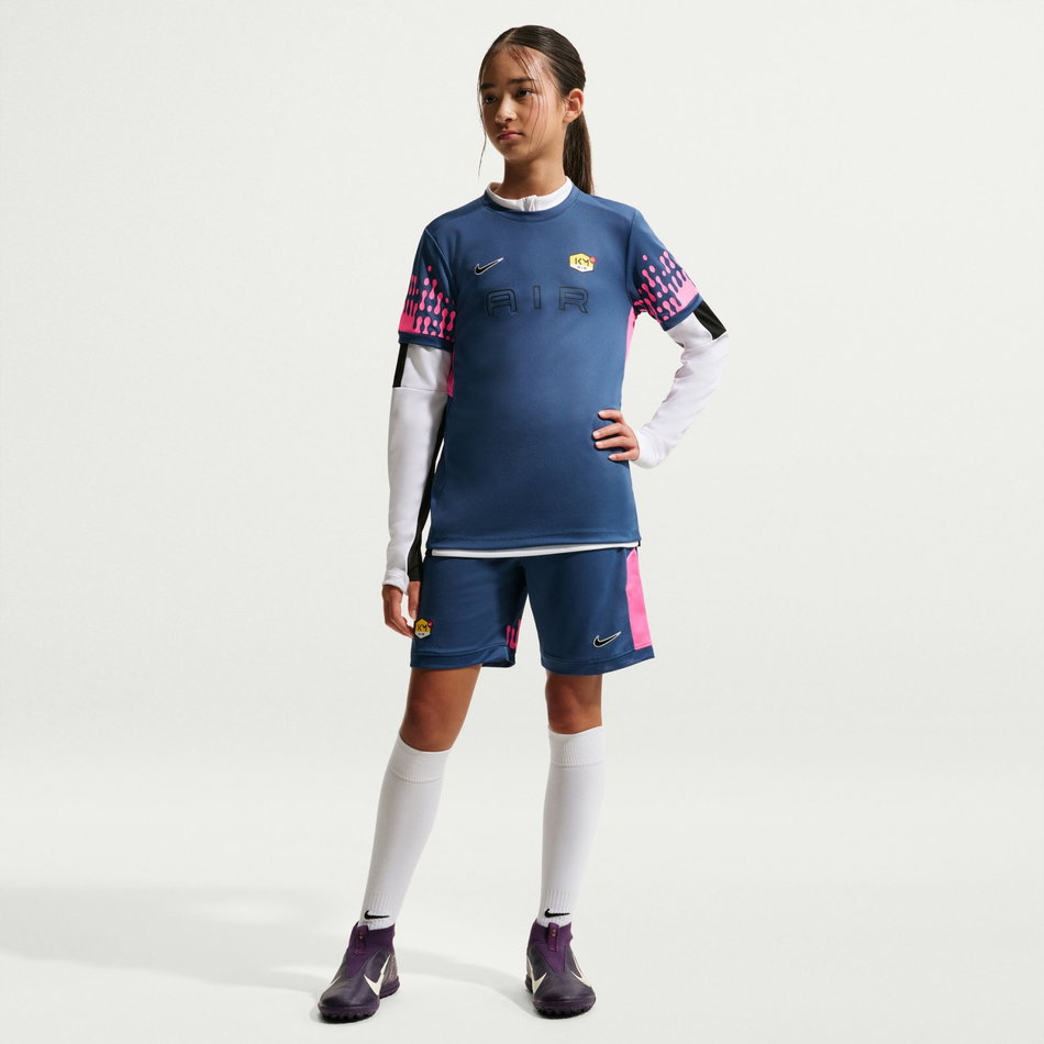 Mbappé Dri-FIT Academy Top Ss Çocuk Mavi Tişört