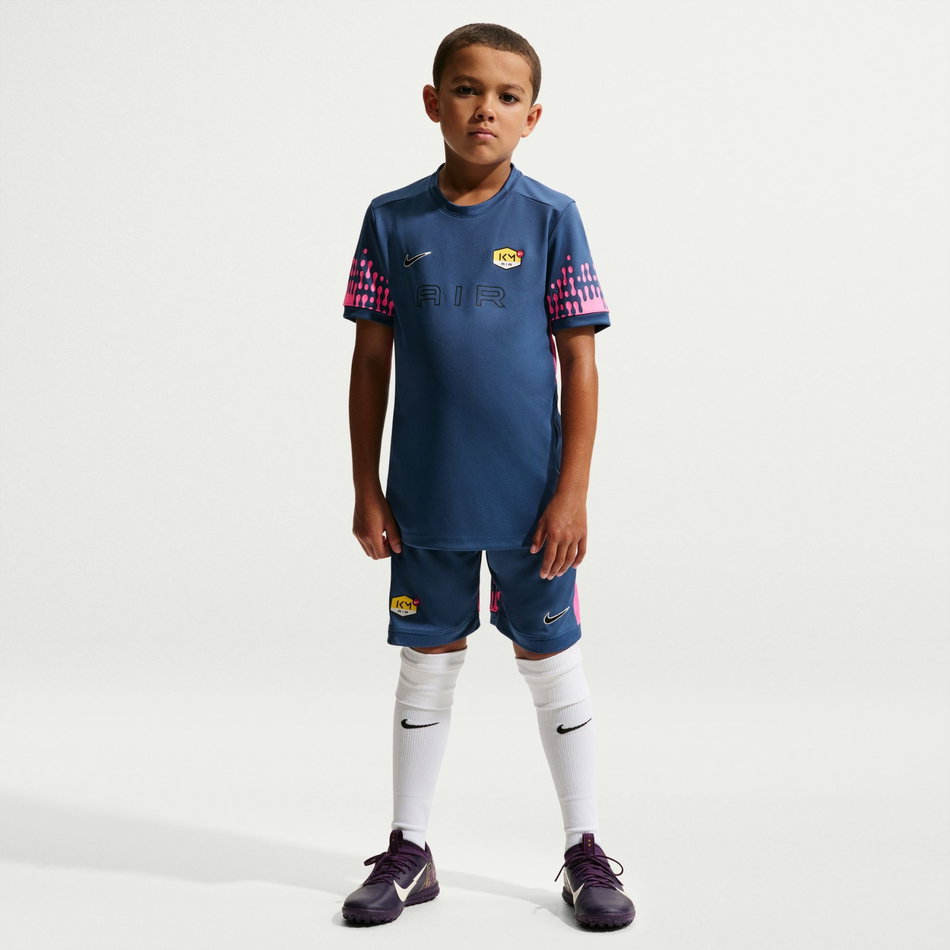 Mbappé Dri-FIT Academy Top Ss Çocuk Mavi Tişört