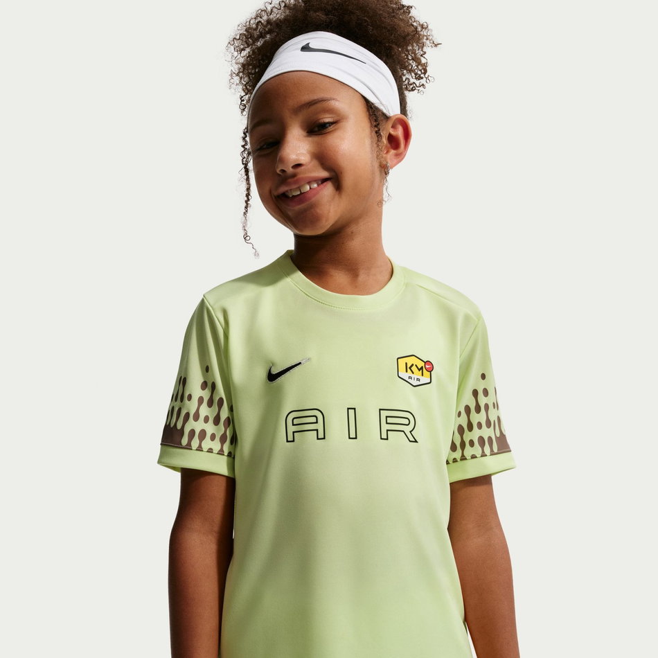 Mbappé Dri-FIT Academy Top Ss Çocuk Yeşil Tişört