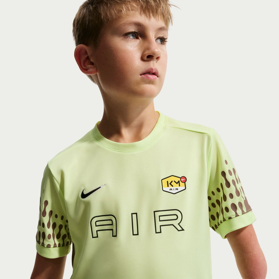 Mbappé Dri-FIT Academy Top Ss Çocuk Yeşil Tişört