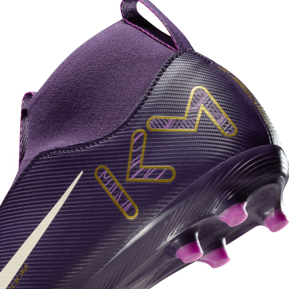Mercurial Superfly 10 Acad Mbappé Fg/Mg Çocuk Mor Krampon