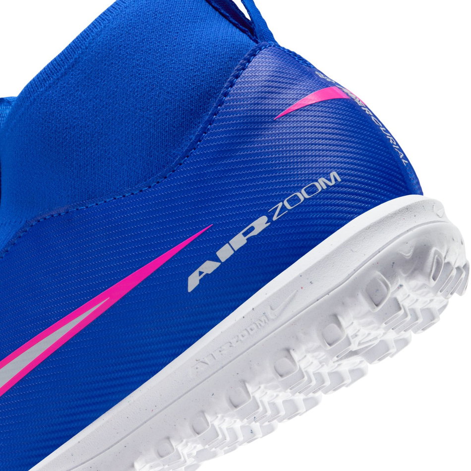 Mercurial Superfly 10 Academy Tf Çocuk Mavi Halı Saha Ayakkabısı