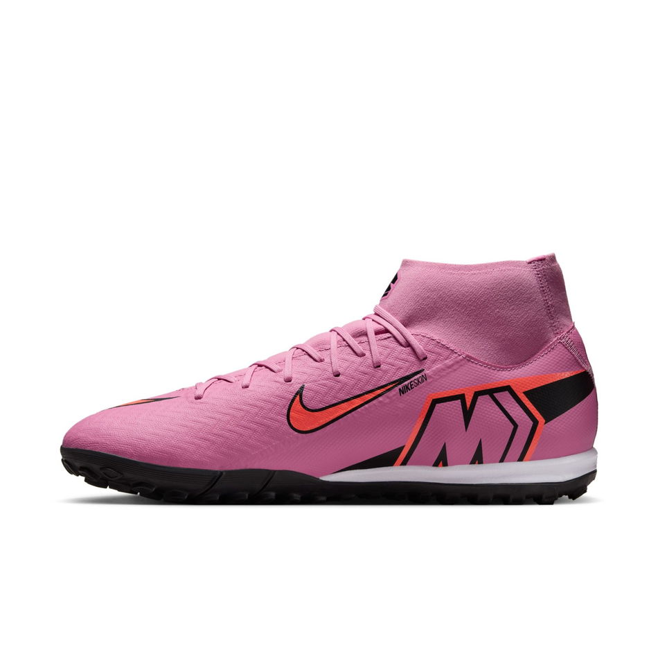 Mercurial Superfly 10 Academy Tf Erkek Pembe Halı Saha Ayakkabısı