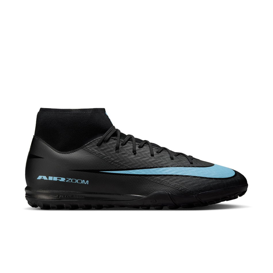 Mercurial Superfly 10 Academy Tf Erkek Siyah Halı Saha Ayakkabısı