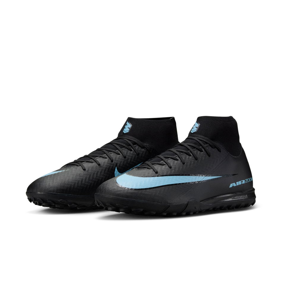 Mercurial Superfly 10 Academy Tf Erkek Siyah Halı Saha Ayakkabısı