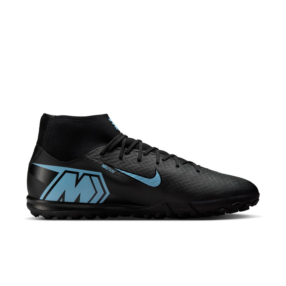 Mercurial Superfly 10 Academy Tf Erkek Siyah Halı Saha Ayakkabısı