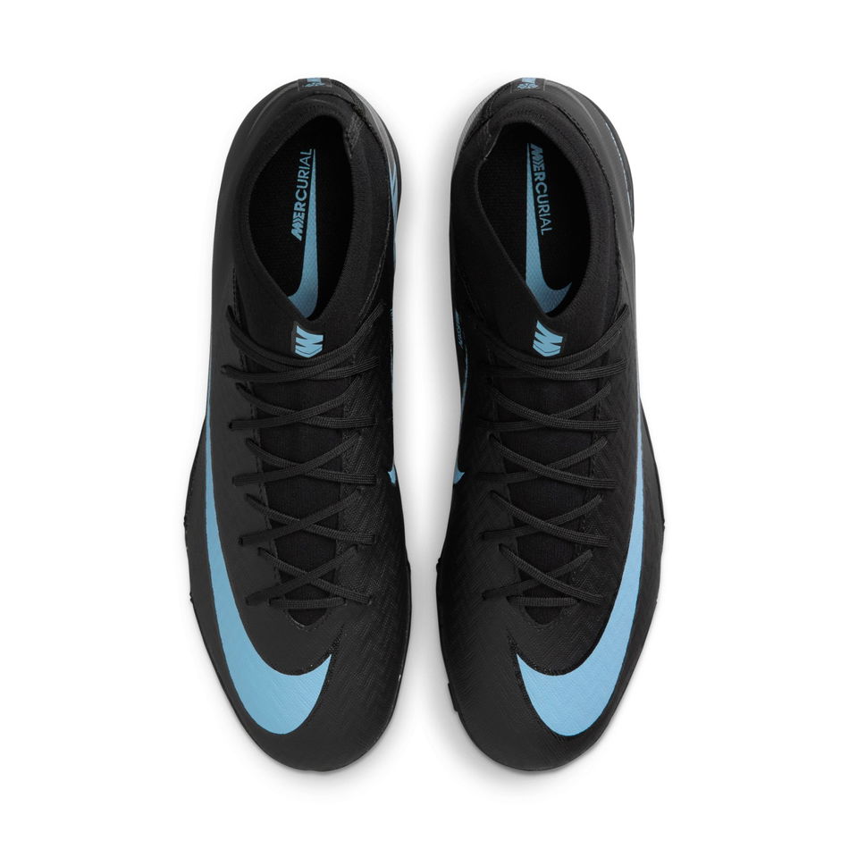 Mercurial Superfly 10 Academy Tf Erkek Siyah Halı Saha Ayakkabısı