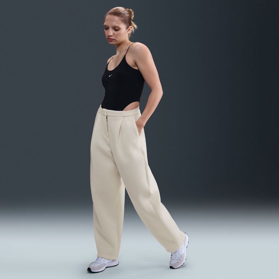 Modern Fleece Pant Kadın Bej Eşofman Altı