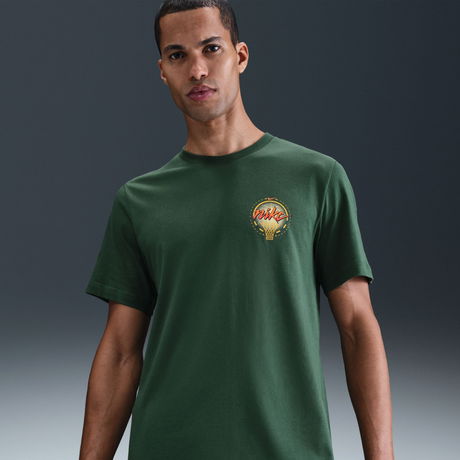 NIKE - Moto OC Tee Erkek Yeşil Tişört (1)