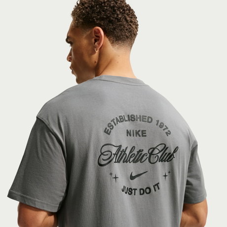 NIKE - Nike N.A.C. Tee Lse Patch Erkek Gri Tişört